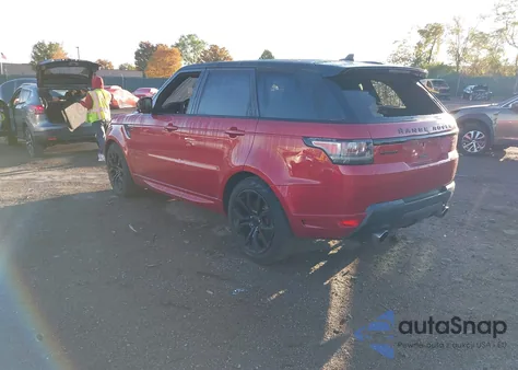 2016 Land Rover Range Rover Sport 5.0L V8 Supercharged Autobiography из США, поврежденный, VIN SALWV2EF4GA578586